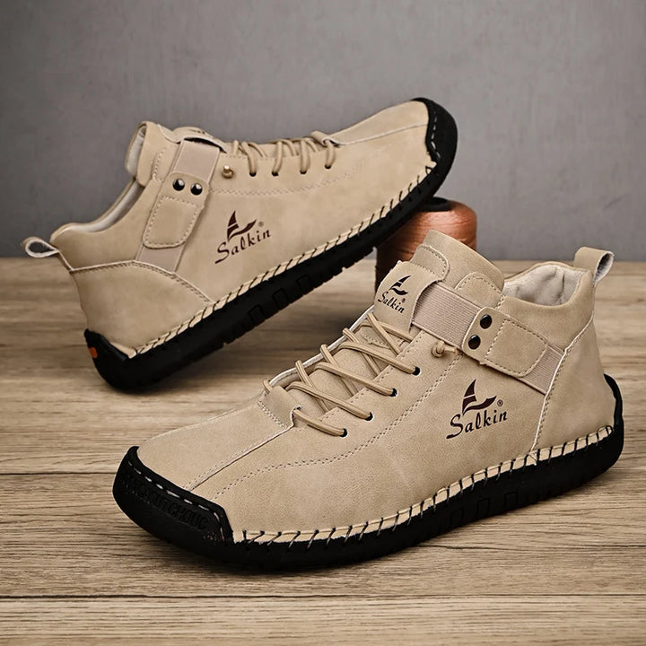 🆕 New 2024 Arrival – Handmade Leather Perfection
Upgrade your look with our Handmade Leather Sneakers & Ankle Boots – crafted for comfort, built for the outdoors, and designed for everyday style.
✅ Premium leather
✅ Solid color finish
✅ Urban + outdoor r