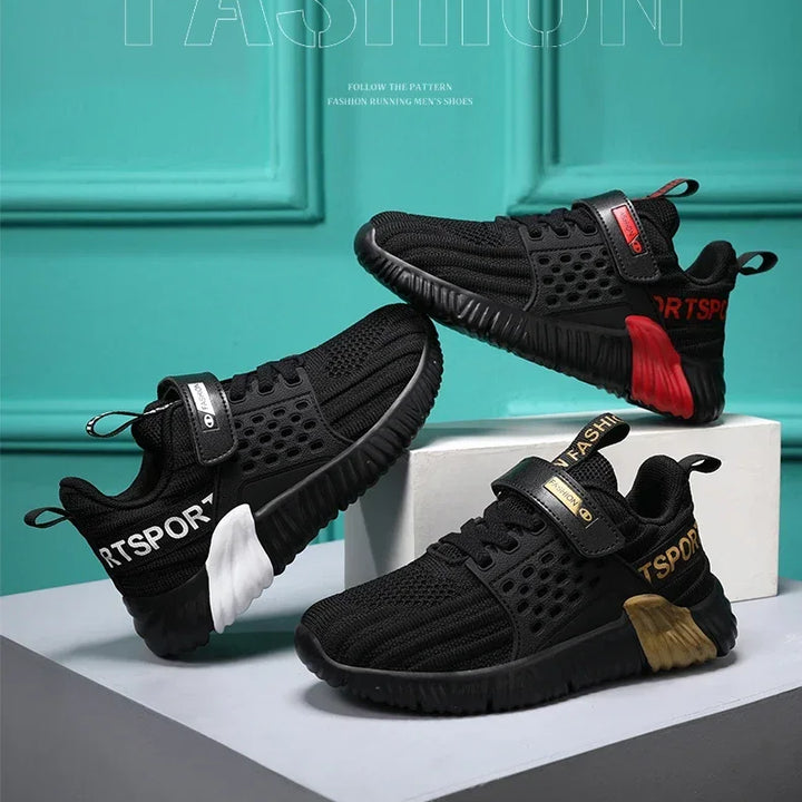 2024 Kids Sneakers Boys Casual Shoes For Children Sneakers Shoes Mesh Anti-slippery Fashion Tenis Infantil Menino Spring