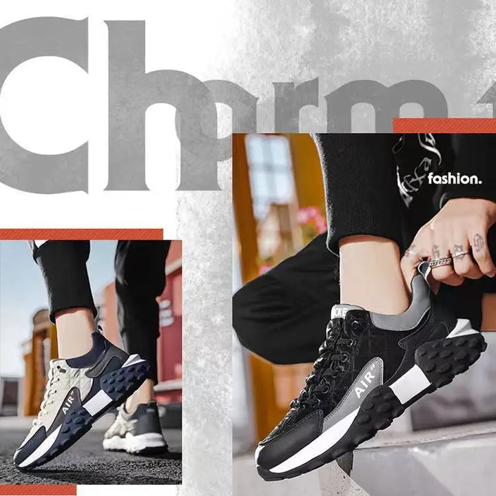Men Fashion Shoes 2025 New Running Shoes High Quality Men Sneakers Outdoor Casual Shoes Man Comfortable Breathable Casual Shoes
