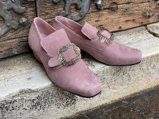 Vintage 18th Medieval Renaissance Cosplay Frock Shoes Noble Men's Women High Heels Mmarie  Antoinette Halloween Fancy Party shoe
