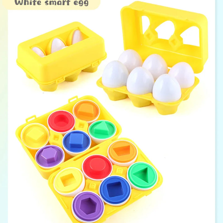 Eggs Screws 3D Puzzle Montessori Learning Education Math Toys Kids Shape Match Smart Game For Children Educational Easter Gifts