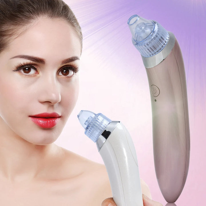 2 Colors Electric Skin Pore Cleaner Acne Pimple Nose Blackhead Suction Remover Beauty Machine