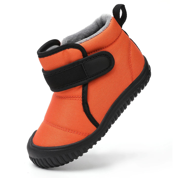 New 2024 Kids Snow Boots Girls Ankle Winter Boots Warm Plush Boys Fur Shoes Children Platform Boots Size 20-28