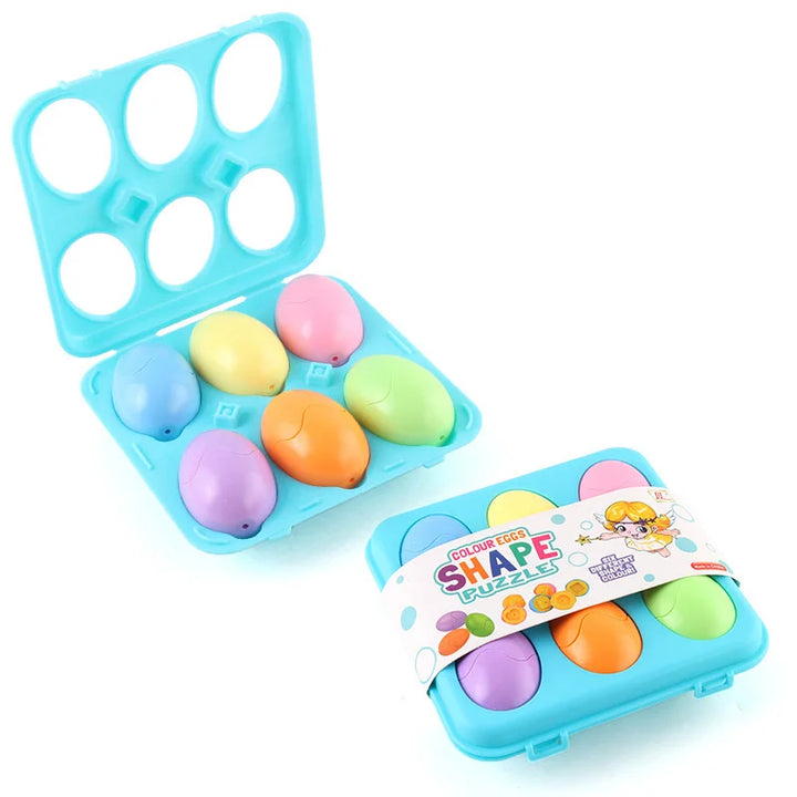Eggs Screws 3D Puzzle Montessori Learning Education Math Toys Kids Shape Match Smart Game For Children Educational Easter Gifts