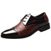 New Leather Shoes Men Lace Up Formal Dress Shoes Luxury Business Oxford Male Office Wedding Dress Shoes Footwear