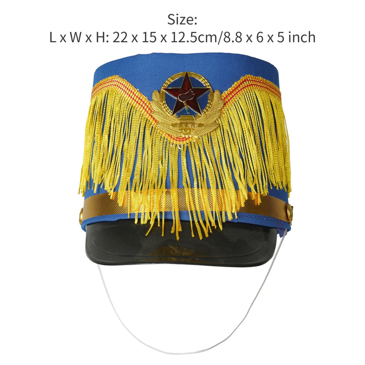 Nutcrackers Hat - Soldier Hat - Drum Major Hat - Marching Band Hat - Children Adult Halloween Cosplay Soldier Costume Party Hat