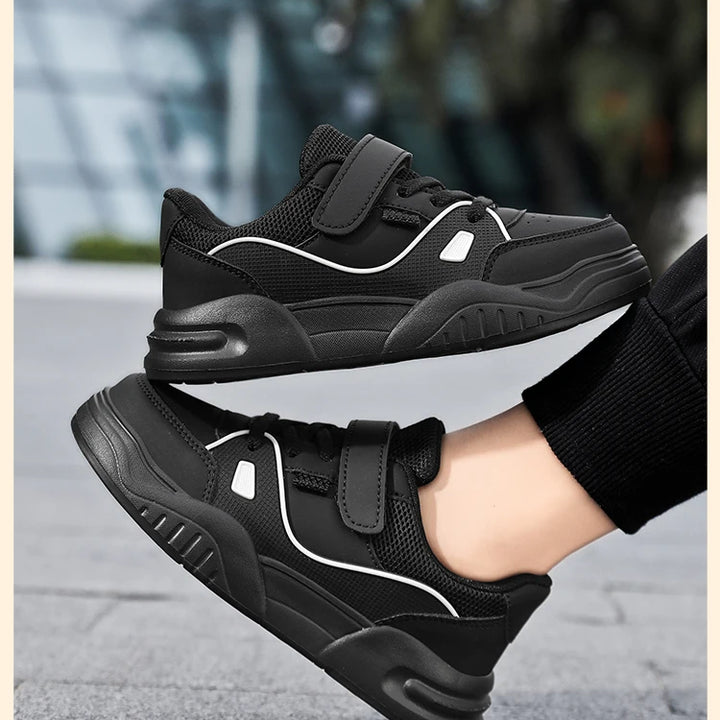 Kids Spring Sneakers Girls School Casual Shoes Outdoor Breathable Running Shoes Light Soft Tenis Pink Non-slip Children Shoes