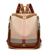 LONOOLISA Multi-functional Women's Backpacks Luxury Designer Rucksack High Quality Travel School Shoulder Bag Casual Sac A Dos