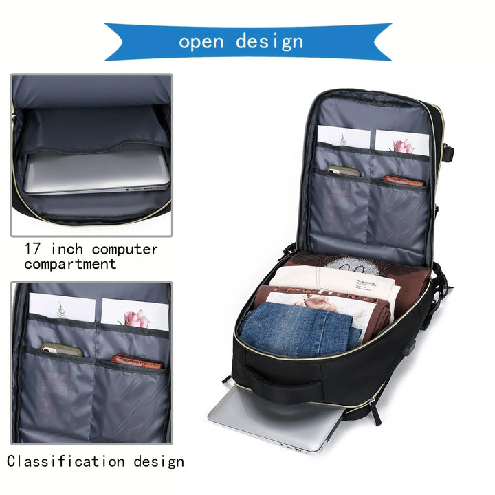 🎒 All-in-One Travel Companion
✔️ Large Capacity & Multi-Functional – Perfect for travel, school, gym, or daily use
💻 Fits laptops, clothes, gear & more
👟 Built-in shoe compartment keeps things fresh
💧 Durable, water-resistant & ready for any adventure