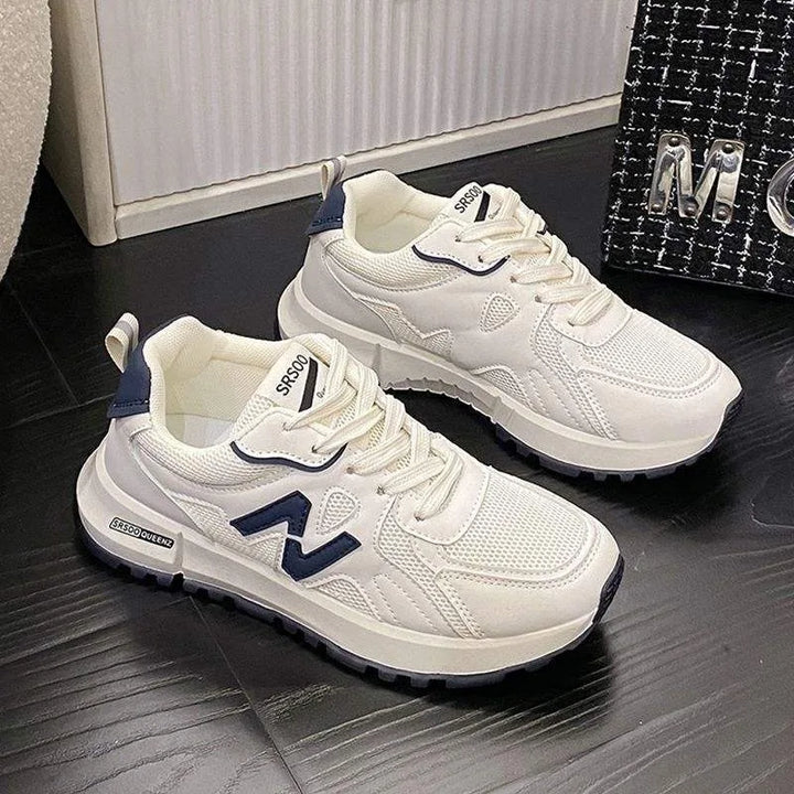 Sneakers Women's Spring and Autumn 2025 New Versatile Non-slip Casual Women's Shoes Soft Sole Lightweight Running White Shoes