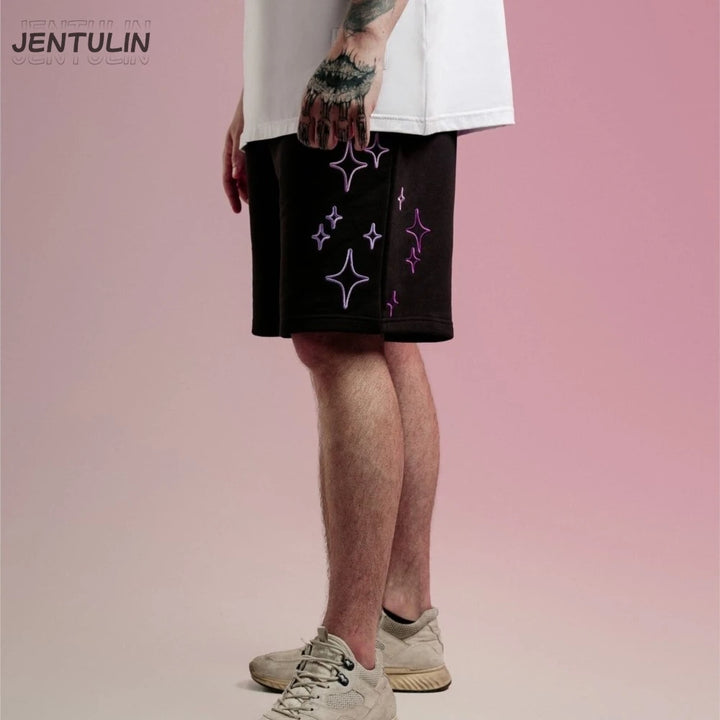 Streetwear Men's Shorts созвездие Stars Graphic Print Oversized Jorts Baggy Harajuku Short Pants Y2k Unisex Clothing Korean Goth