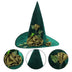 Green Festival Halloween Party Witch Hat Costume Accessory Wide Brim Cosplay nament Comfortable Headwear Decoration Prop