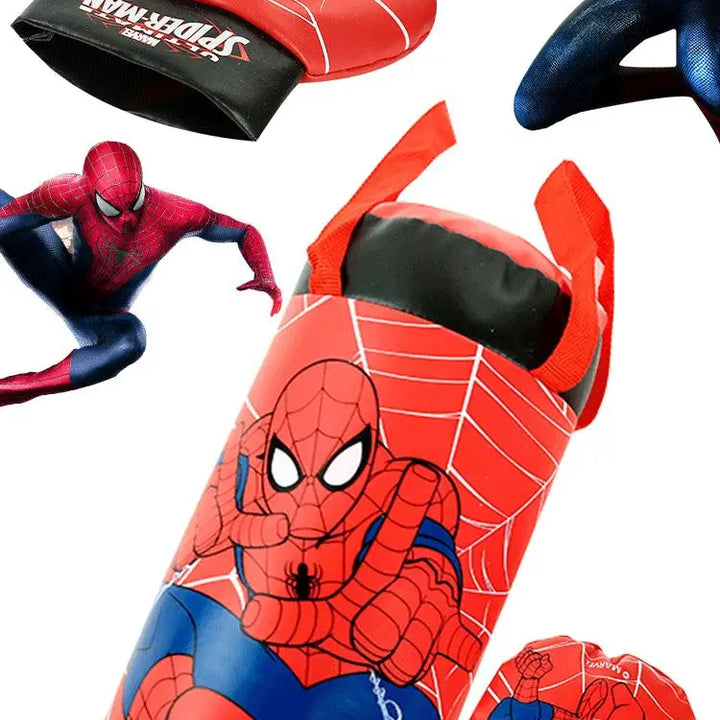 New Anime Marvel Spider Man Children's Toy Gloves, Children's Boxing Gloves Set, Cartoon Printed Boy and Girl Birthday Gifts