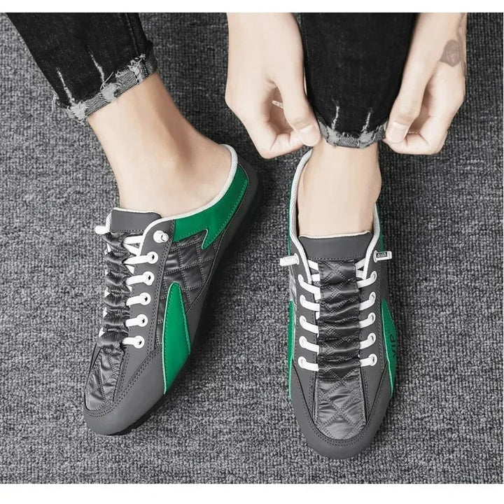 Summer Slippers for Men Trendy Men's Flat Bottom Casual Shoes Soft Sole Support Shoes Men's Sneakers Zapatos De Hombre