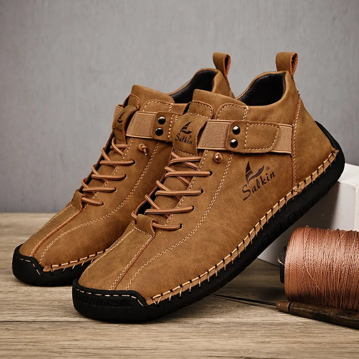 🆕 New 2024 Arrival – Handmade Leather Perfection
Upgrade your look with our Handmade Leather Sneakers & Ankle Boots – crafted for comfort, built for the outdoors, and designed for everyday style.
✅ Premium leather
✅ Solid color finish
✅ Urban + outdoor r
