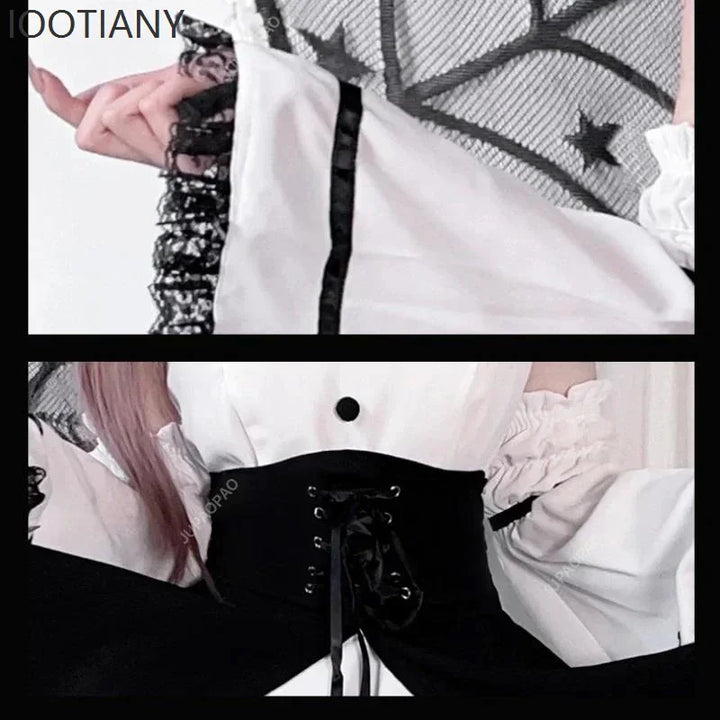 Playfully Chic!
Classic black-and-white maid uniform with a cute bow, perfect for Halloween, cosplay, or stage performances. Flirty, fun, and eye-catching.
🖤 Includes: Dress + apron + bow
🎃  Halloween, cosplay, carnival
🎭 Maid, cute cosplay
