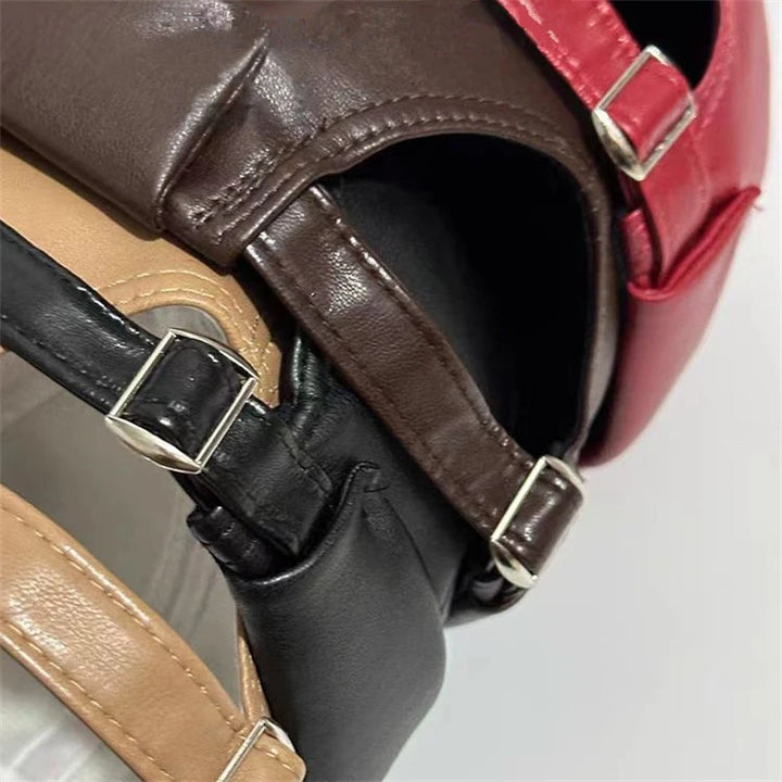 Retro Solid Color Brimless Hat Spring Summer Fashion Casual PU Leather Melon Caps Docker Cap Men Women Adjustable Hip Hop Hats