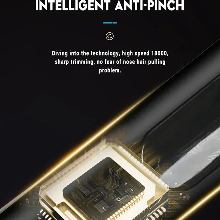 2 In 1 Electric Portable Ear And Nose Hair Trimmer Clipper 2024 Professional Painless Portable Eyebrow For Men