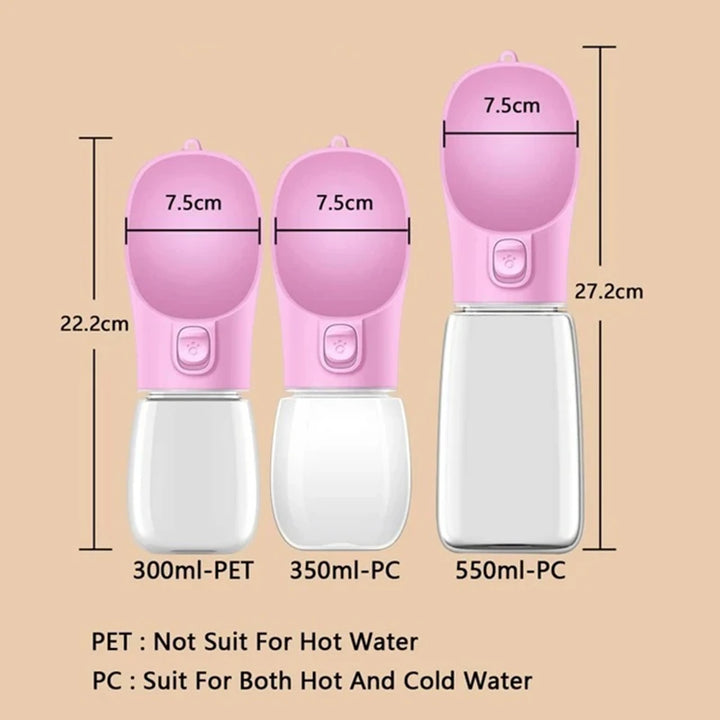 ✨ No more thirsty walks! 🐾 Portable, leakproof water bottle for dogs & cats – hydrate anywhere, anytime. 💧🚶‍♂️ 💧 One-Hand Use – Press to release water, easy for walks & travel
🐶 For All Pets – Perfect for small & large dogs, cats, puppies