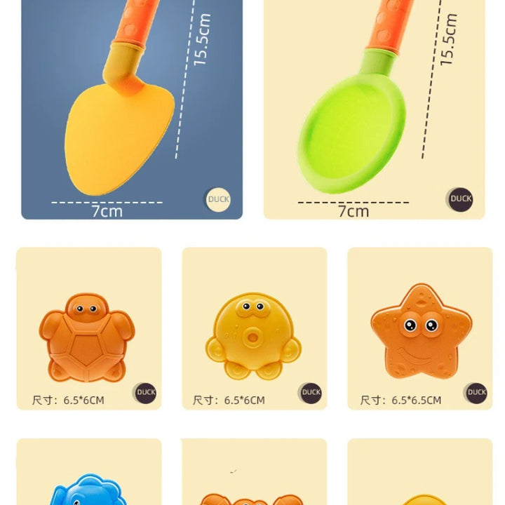 Beach Toys for Kids Sand Set Sand Bucket Beach Shovel Toys for Toddlers Summer Beach Game Children Toys Water Play Tools