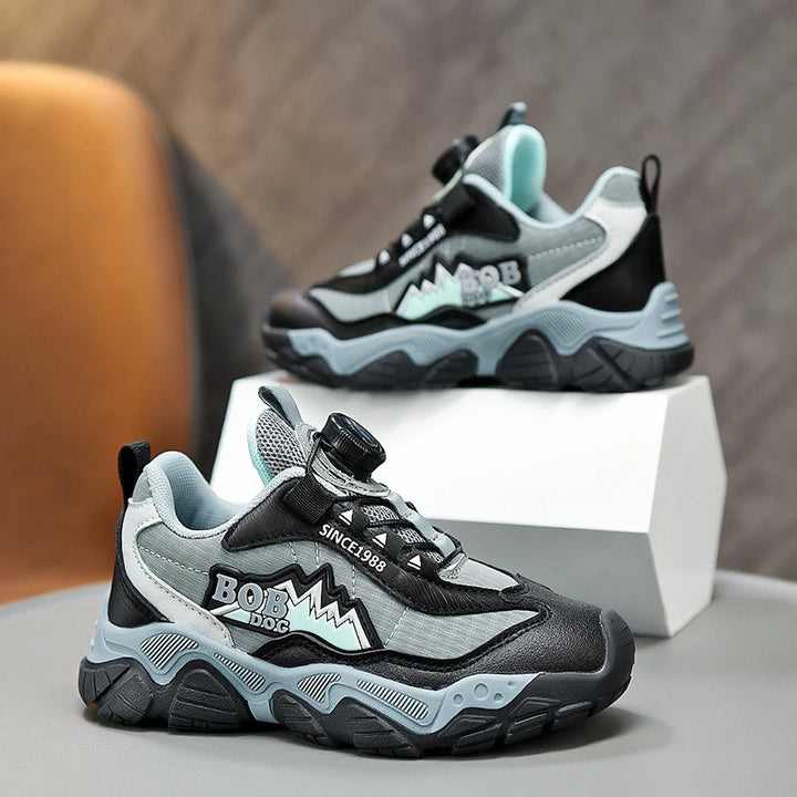 Original Knob Designer Sneakers Kids Trainers Platform Casual Sports Shoes For Boys Comfortable Breathable Children's Sneakers