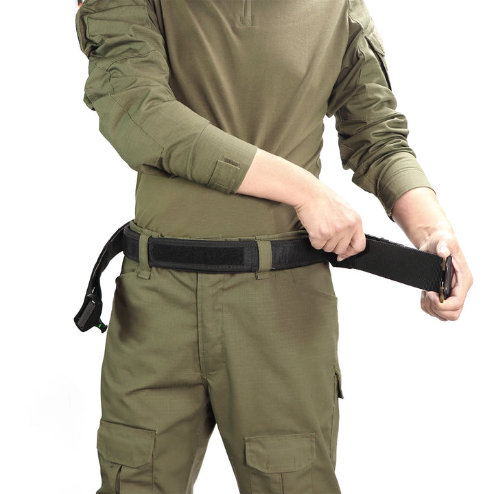 Tactical Quick Release Metal Buckle for Men, MOLLE Airsoft Men Belts, Military Tactical Belt, 2"
