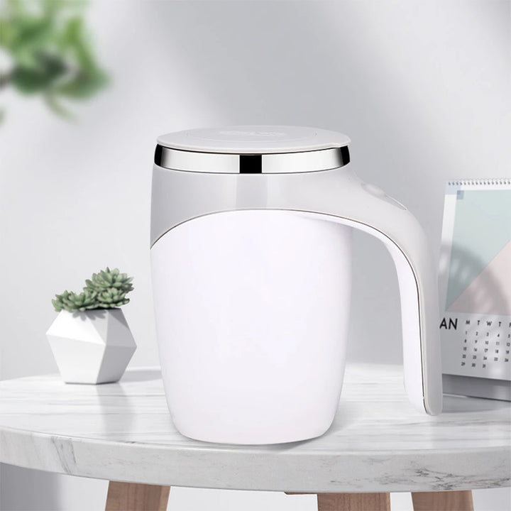 New Automatic Stirring Magnetic Mug Creative Stainless Steel Electric Smart Mixer Coffee Milk Mixing Cup Water Bottle Mark Cup
