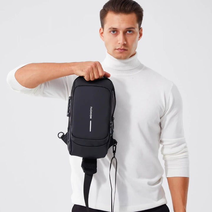 🧳 Style Meets Security
🖤 Men’s Designer Crossbody Chest Bag – Sleek, compact & anti-theft
💼 Made with premium PU leather for a classic, polished look
🔒 Multiple pockets for phone, wallet & essentials
Perfect for daily wear, travel, or on-the-go advent