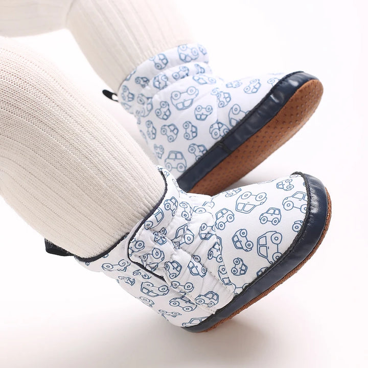 Baby Boots Cartoon Cute High Quality Soft Cotton 0-18M Newborns' Pre Step Shoes Suitable for Spring and Autumn Fashion
