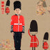 Halloween Costume For Children British Royal Guard Uniform Boys Cosplay Costume American soldier uniform Party Performance