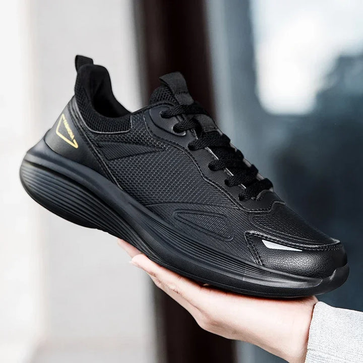 Outdoor Trendy Walking Shoes for Men Sneaker Man Leather High-quality Casual Breathable Flat Non-slip Tennis Shoes