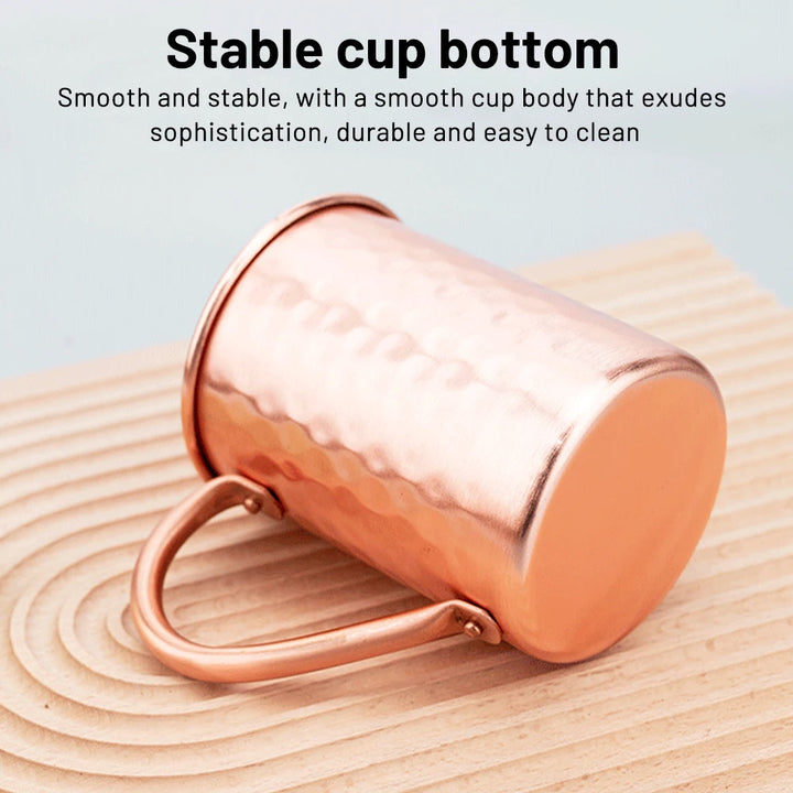 1pc 450ml Copper Moscow Mule Mug Durable Stainless steel Beer Mugs Coffee Mug Milk Cup  Bar Cup Drinkware 2025 New