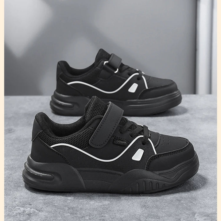 Kids Spring Sneakers Girls School Casual Shoes Outdoor Breathable Running Shoes Light Soft Tenis Pink Non-slip Children Shoes