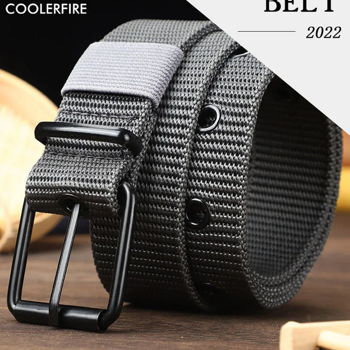 Men Belts Canvas Nylon Webbing Tactical Belt Fashion Casual Designer Unisex Belts High Quality Sports Strap HB061