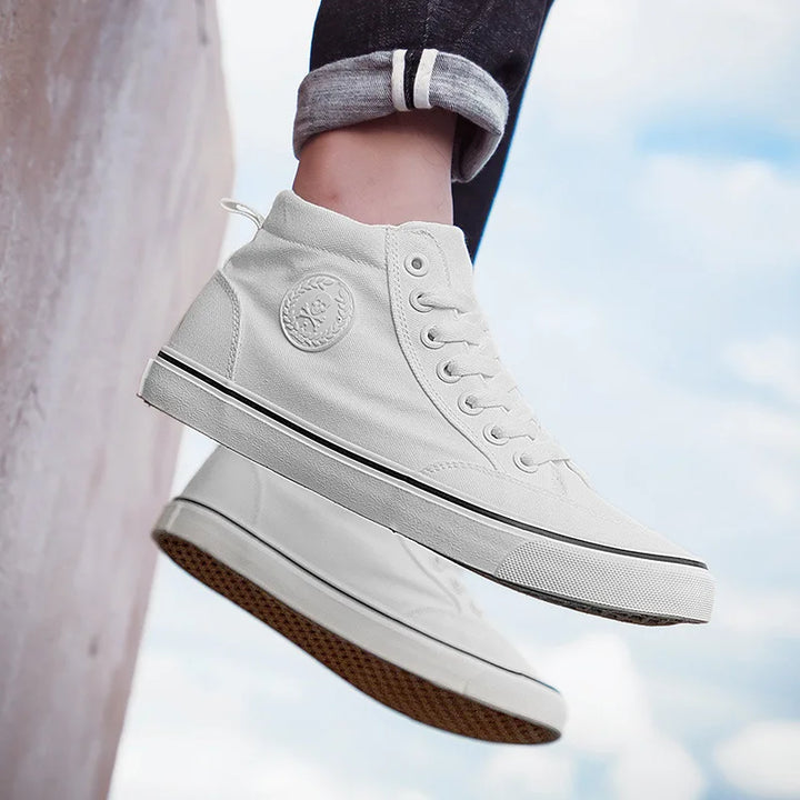 Effortless Style, Everyday Comfort
Step into our Men’s High-Top Canvas Sneakers – the perfect mix of casual and sporty. Slip-on ease with a lace-up look, flat sole comfort for all-day wear.
✅ Lightweight & breathable
✅ Sporty-casual design
✅ Easy to wear