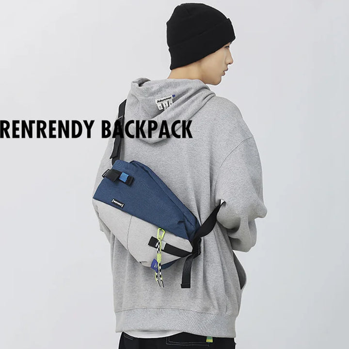 High Quality Nylon Panelled Waist Packs 2024 New Brand Unisex Chest Pack Casual Outdoor Travel Crossbody Bag Men Wasit Belt Bags