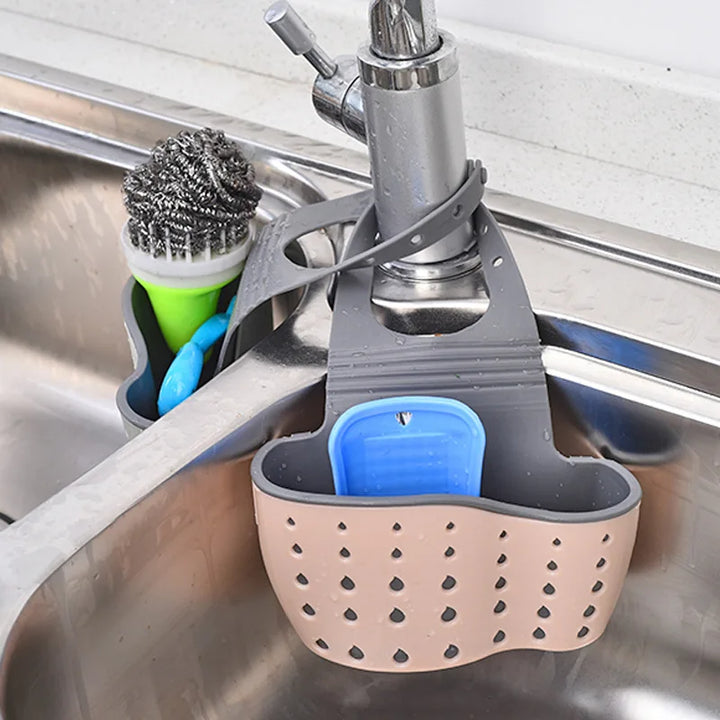 Keep Your Sink Neat & Tidy
This double-layer hanging sink rack fits most faucets and holds sponges, brushes, and more. Durable, space-saving, and perfect for keeping your kitchen organized and clutter-free. 🧽🚰