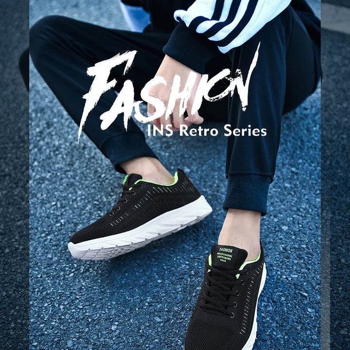 New Athletic Shoes for Men Shoes Sneakers Black Casual Men Mesh Sneakers Breathable Tennis Running Walking Gym Men Shoes