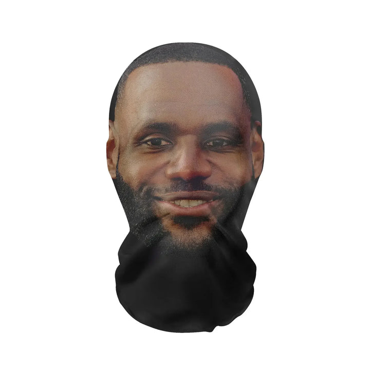 Cosplay Headwear Hip Hop Fashion Hood Hat Headgear New 3D Printed Kanye Mask Elastic Mesh Halloween Decor Full Face Mask Unisex
