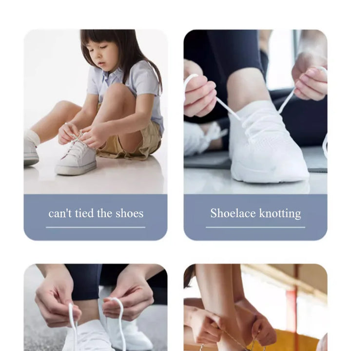 8mm No Tie Shoe Laces Press Lock Shoelaces Without Ties Elastic Laces Sneaker Kids Adult Widened Flat Shoelace for Shoes