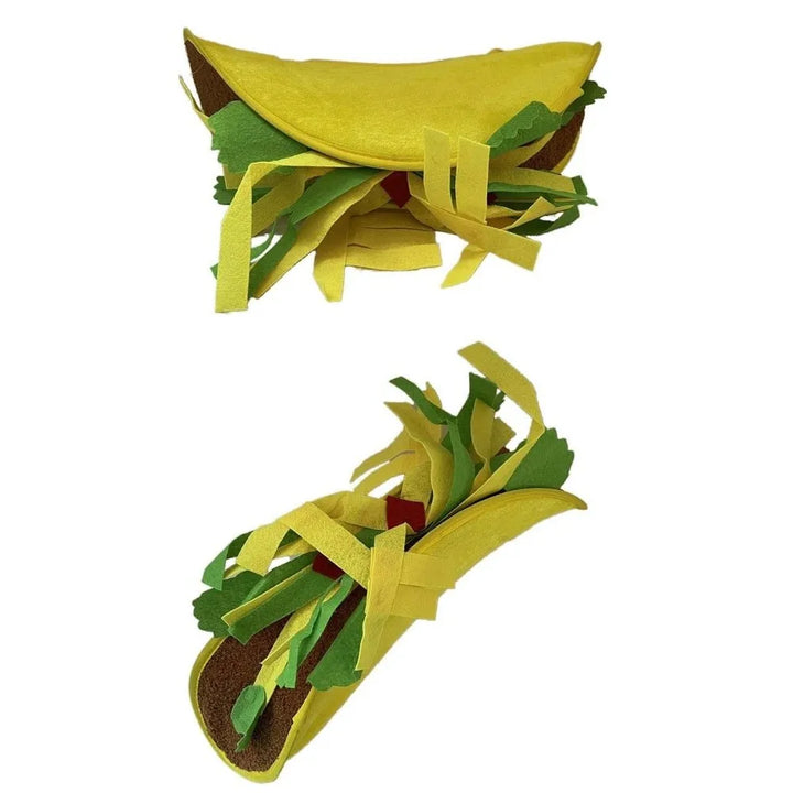 New Year Halloween French Fries Hat Cloth Personalized Taco Hair Hoop Yellow Head Accessories Creative Pizza Hat Headwear