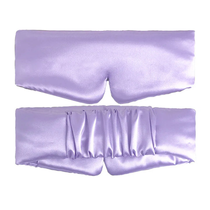 Silk Satin Sleep Mask Comfortable Sleeping Eye Mask Eyeshade Cover Shade Eyes Relax Enlarged Eye Patch Women Men Sleep Health