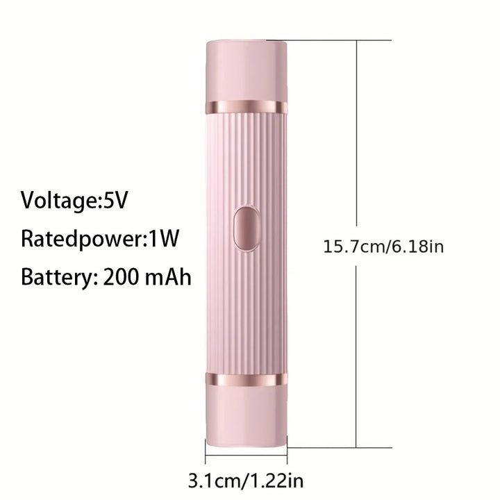 Two in one women's electric shaver - suitable for eyebrows, face, legs, and armpits, portable wet and dry hair remover