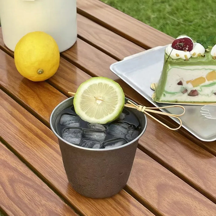 Mugs ice drink cup Stainless Steel Coffee Mug 360ml Portable Cup Travel Tumbler Coffee Jug Milk Tea Cups Office Water Mugs