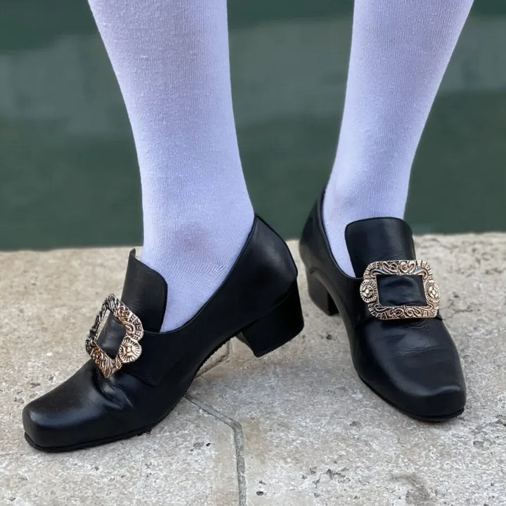 Vintage 18th Medieval Renaissance Cosplay Frock Shoes Noble Men's Women High Heels Mmarie  Antoinette Halloween Fancy Party shoe