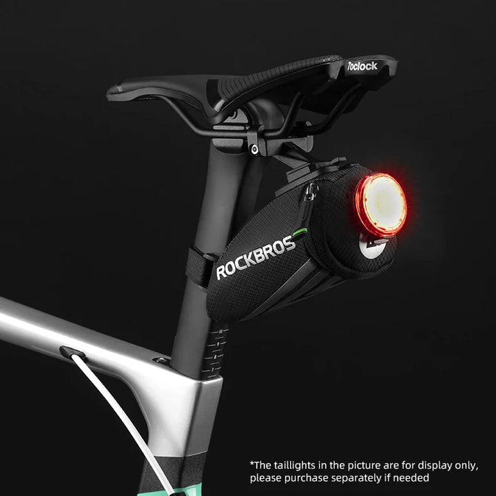 ROCKBROS Bike Bag Portable Reflective Saddle Bag Tail Seatpost Nylon Bicycle Bag MTB Road Bike Bag Panniers Bicycle Accessories