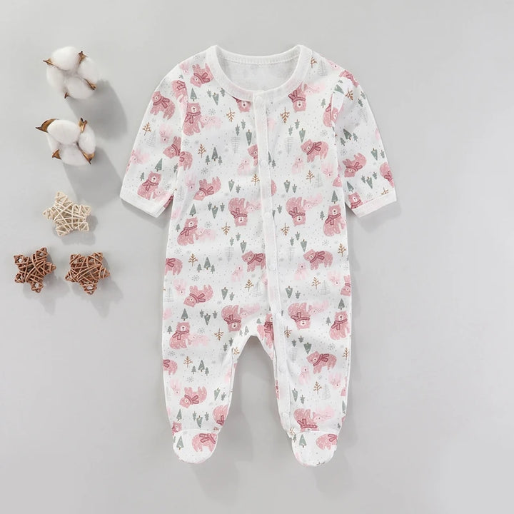 Newborn Baby Clothes New Autumn Winter Baby Bodysuit Summer Girl Romper Soft Boys Jumpsuit Children's Clothes 0 to 9 Months