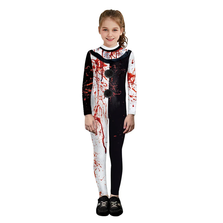 Kids Blood Horror 3D Print Bodysuit Catsuit for Halloween & Parties
Frightfully Real!
Striking 3D blood print bodysuit Comfortable, spooky, and ready to scare! 🩸 Includes: Full-body jumpsuit
🎃 Occasions: Halloween, carnival, cosplay
👻 Scary costume!