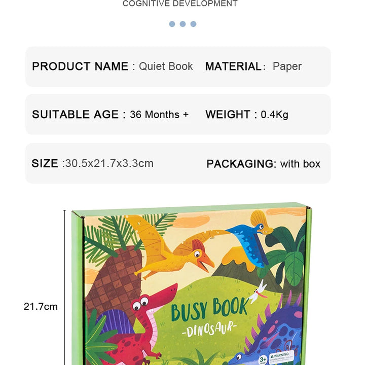 Montessori Busy Book for Kids Sticker Quiet Book Baby Early Educational Toy toddlers Matching Puzzles Game Learning Toys Gifts