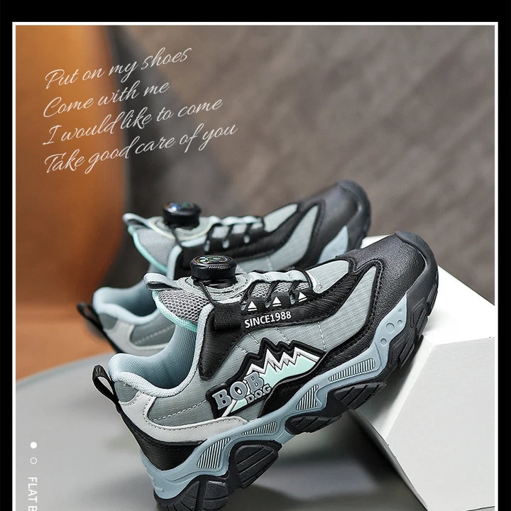 Original Knob Designer Sneakers Kids Trainers Platform Casual Sports Shoes For Boys Comfortable Breathable Children's Sneakers